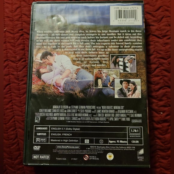 DVD Movie Montana Sky starring Ashley Williams, Charlotte Ross and John Corbett - Picture 2 of 4